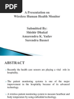 Wireless Human Health