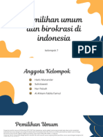Pemilihan Umum Dan Birokrasi Di Indonesia