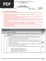 2018 Winter Model Answer Paper