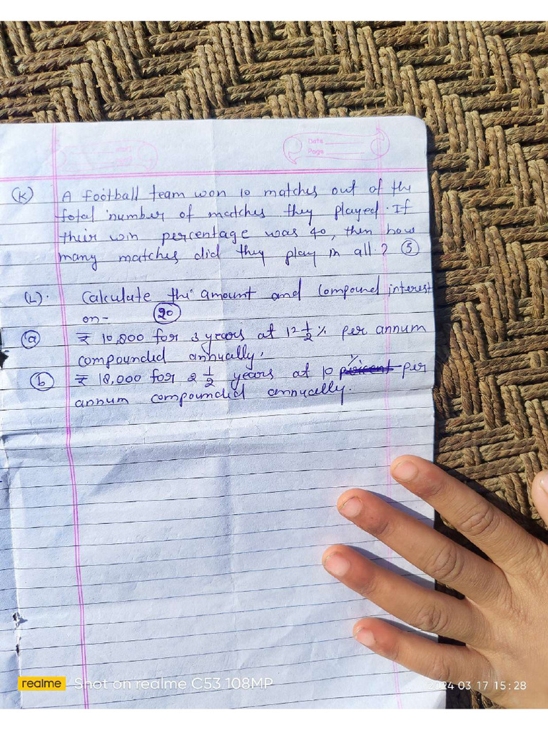 Math Question Paper | PDF