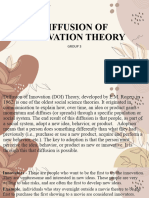 Diffusion of Innovation Theory GRP3