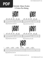 Melodic Minor Scales