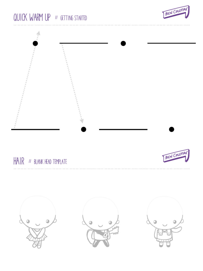 How To Draw Cute Cartoon Characters Ben Colefax Udemy PDF