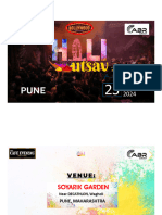 Holi Utsav2.0 Pune - 25TH MARCH Final