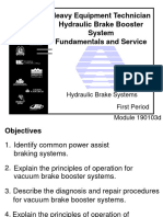 4 Hydraulic Brake Booster System Fundamentals - Service