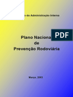 Plano Nacional de Prevencao Rodoviaria