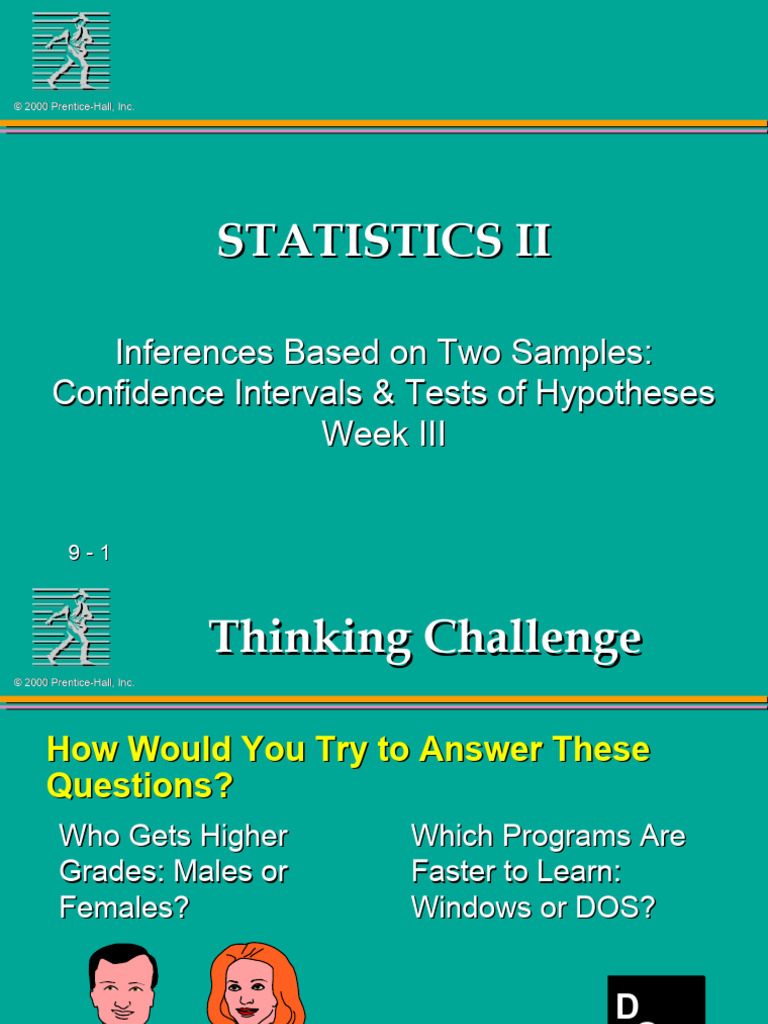 xzcxzdsadW3-1-Hypothesis Testing - Two Sample Tests | PDF | Student's T ...
