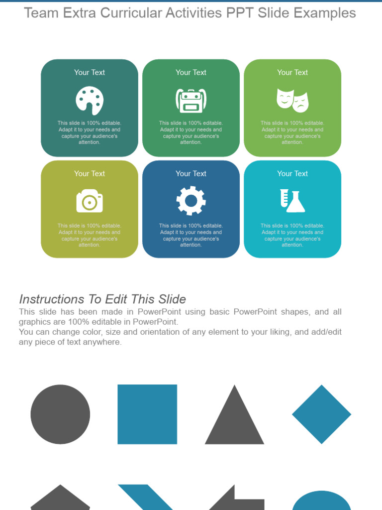Editable PPT for Extracurricular Activities | PDF