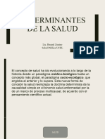 Determinantes de La Salud CLASE 2 UNIDAD 1