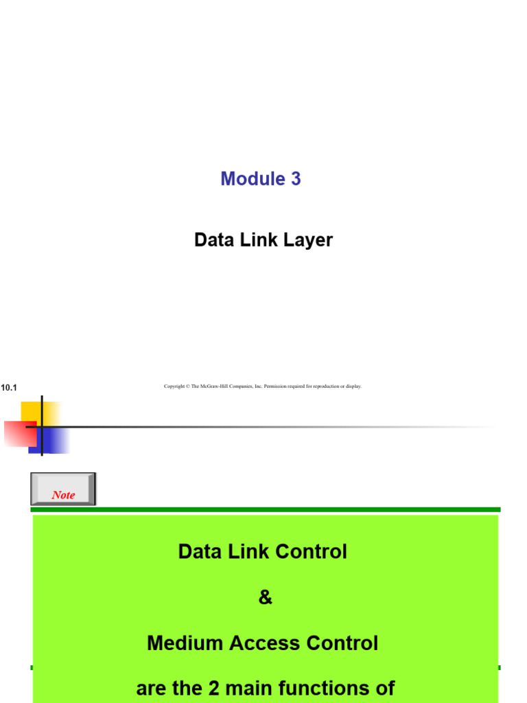 Module 3 - DLC-Part1 - Till Checksum | PDF | Error Detection And ...