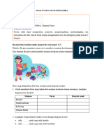 Soal Evaluasi Matematika