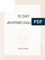 10 Day Gratitude Challenge Journal
