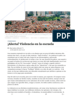 ¡Alerta! Violencia en La Escuela - Diario Democracia - Noticias de Argentina, Buenos Aires, Junín