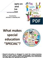 Basic Concepts On Special Education