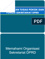 Tupoksi Setwan DPRD