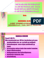 Cara Memahami Penerapan Bahasa Hukum Dalam Takah Dinas, SK, Risalah Dan Persidangan