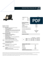 Industrial Diesel Generator Set - 50 HZ: General Specifications