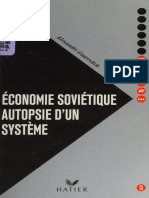 Économie Soviétique, Autopsie D'un Système - Gourevitch, Alexandre