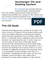 The Turbocharger Oil and Labyrinth