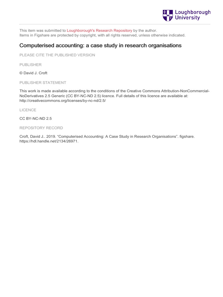 Thesis 1984 Croft | PDF | Money | Welding