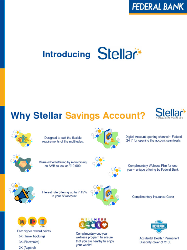 Stellar Account Presentation123 | PDF | Debit Card | Service Industries