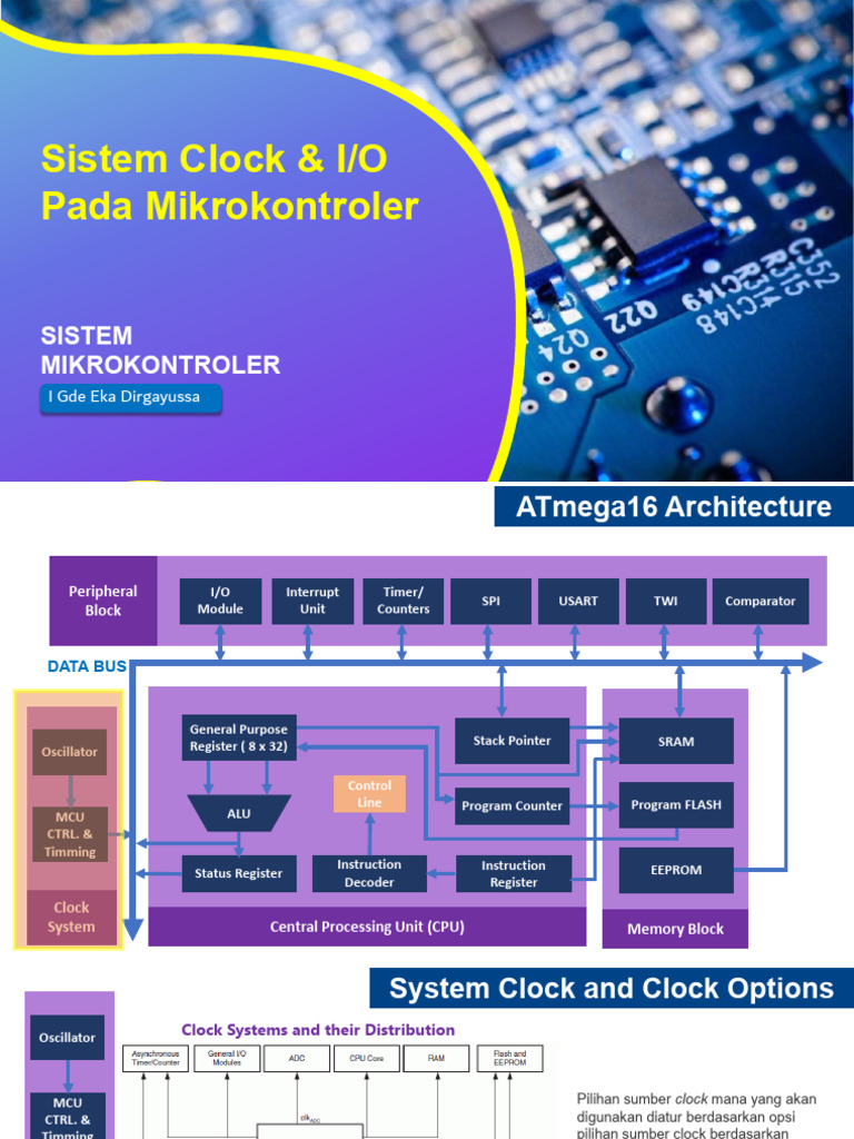 Sistem I/O dan Clock pada Mikrokontroler | PDF