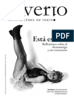 Saverio, Revista Cruel de Teatro Nº4, Abril 2009