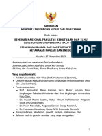 Sambutan Menteri LHK - SemNas Uni Halu Oleo - 27 Nov 2023