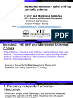 AME - 3.3 Frequency Independent Antennas - Spiral and Log Periodic Antenna