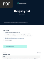 PM Template - Design Sprint