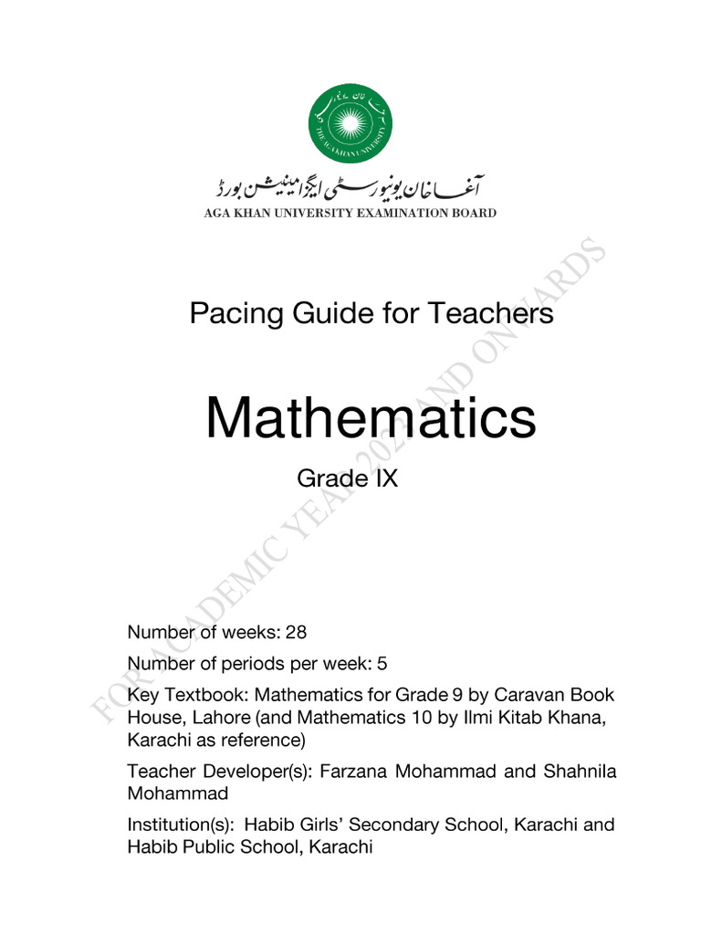 Comprehensive Mathematics Curriculum Guide | PDF | Factorization | Triangle