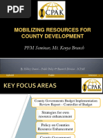 Mobilising Resources For County Development Ho