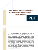 1 - Rappel La Régularisation Des Produits Et Des Charges