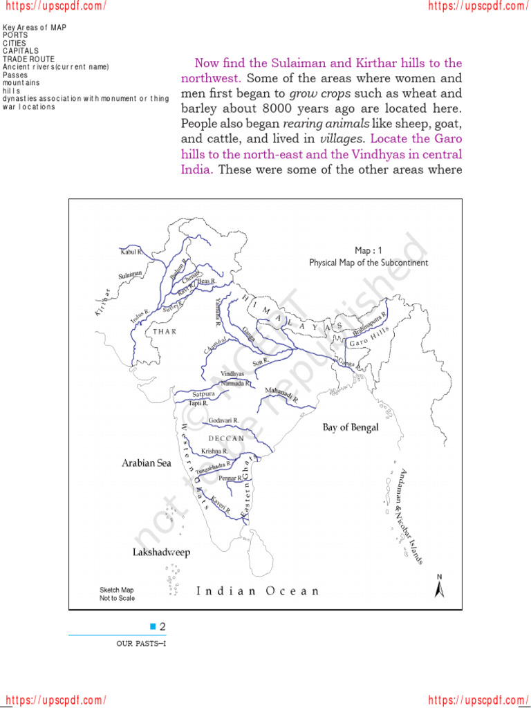 Ancient India: Key Historical Maps | PDF