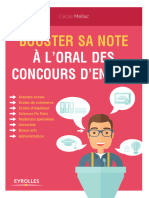 Booster Sa Note: À L'Oral Des Concours D'Entrée