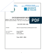 INTERNSHIP REPORT Subject Improving The