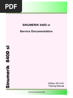 En 840D SL Complete Service v45 | PDF | Power Supply