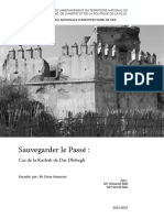 Sauvegarder Le Passé:: Cas de La Kasbah de Dar Dbibegh