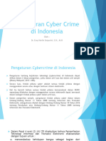 Pengaturan CyberCrime