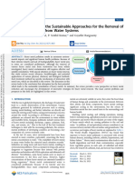 A Critical Review On The Sustainable Approaches For The Removal of Toxic Heavy Metals From Water Systems