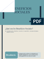 Beneficios Sociales