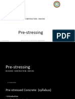 Pre Stressing