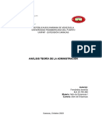 Actividad I Analisis Teoria de La Administracion