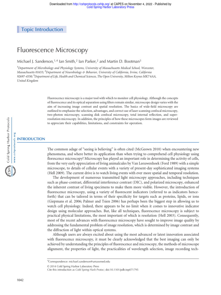 Understanding Fluorescence Microscopy | PDF | Microscopy | Optical Filter