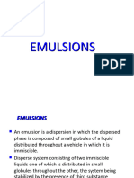 Emulsions