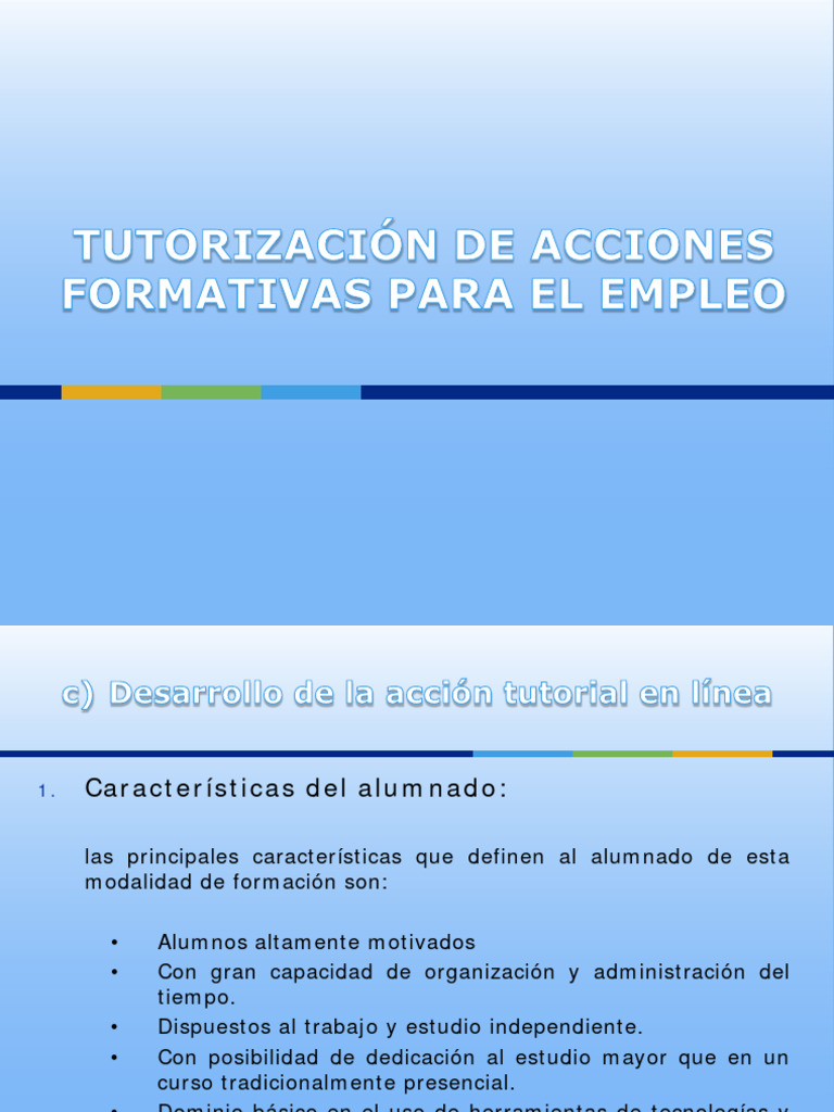 Manual Módulo 3. Tutorización de Acciones Formativas para El Empleo ...