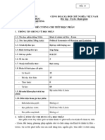 ĐỀ CƯƠNG CHI TIẾT KTCT - CT CLC - 2023