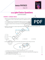 ICSE Physics 10 - MCQs Term 1