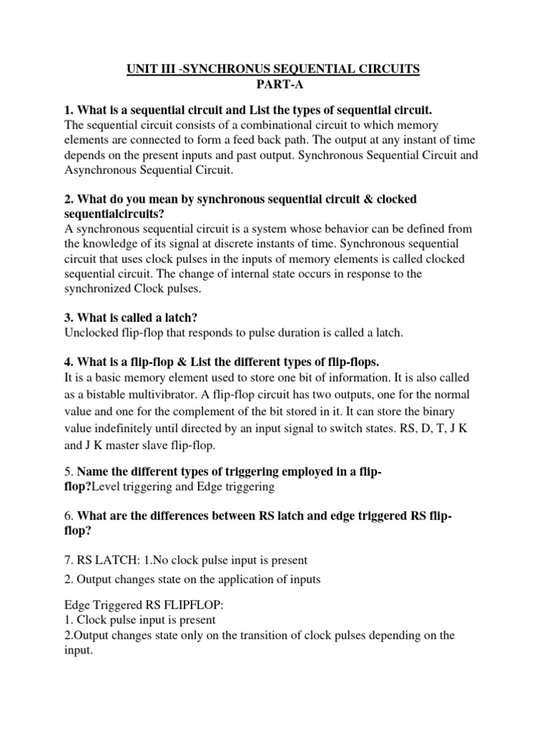 Two Marks Pdf Electronic Circuits Computer Engineering