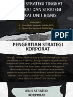 Konsep Strategi Tingkat Korporat Dan Strategi Tingkat Unit Bisnis